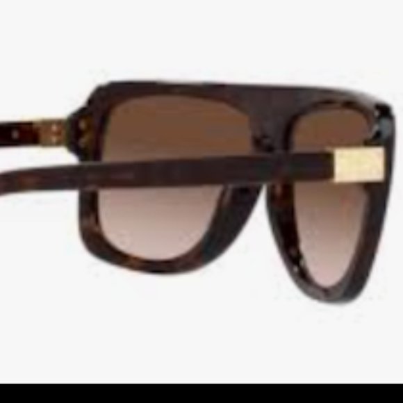 NWT! Burberry Joan Brown Gradient Square Ladies Sunglasses - Picture 2 of 7